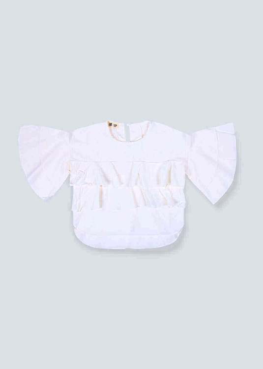 Picture of White 7155 Top For Girls