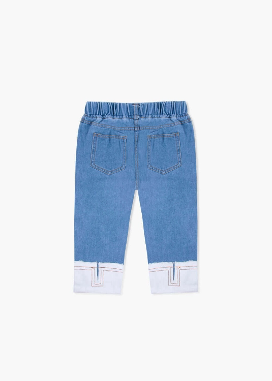 Picture of Blue 7217 Denim Jeans For Girls