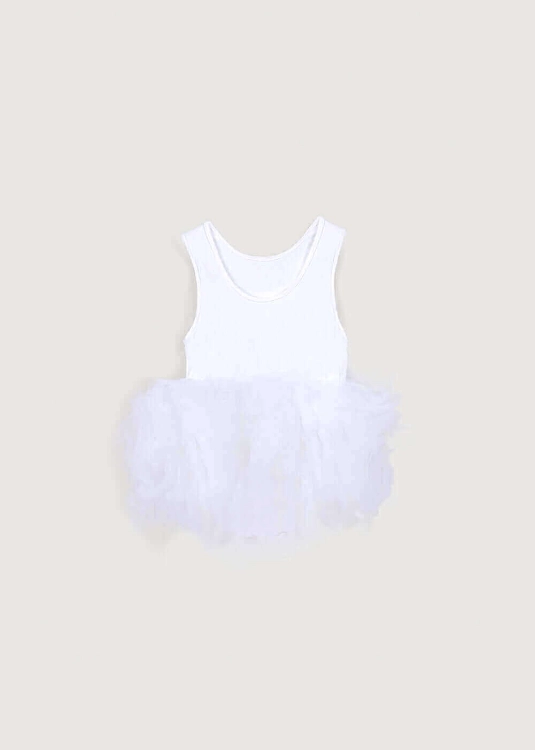 Picture of Multi-Color 7216 Sleeveless Summer Dress For Girls