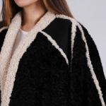 Picture of Midnight Black Soft Teddy Furwa For Women