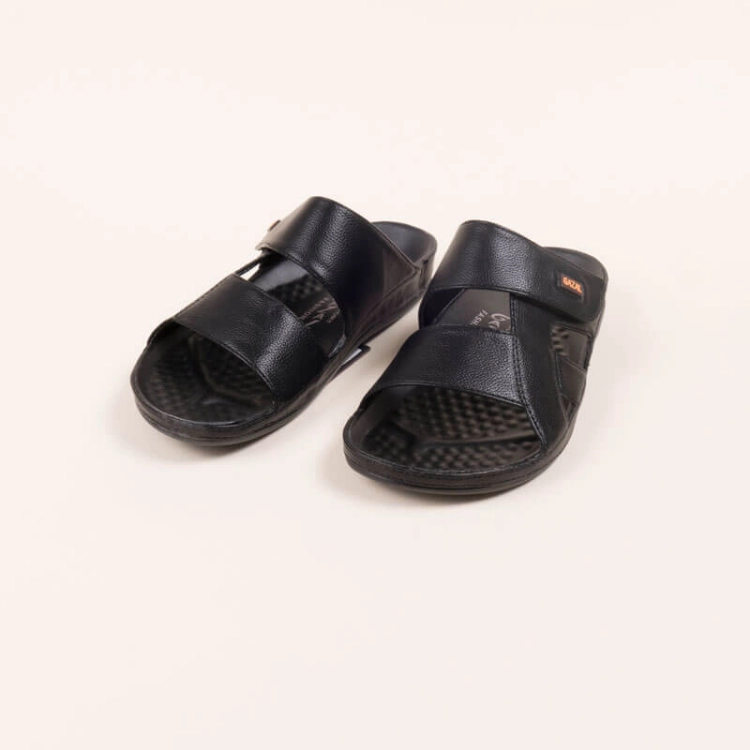 Picture of Black Slippers Gazal Model B09 For Boys