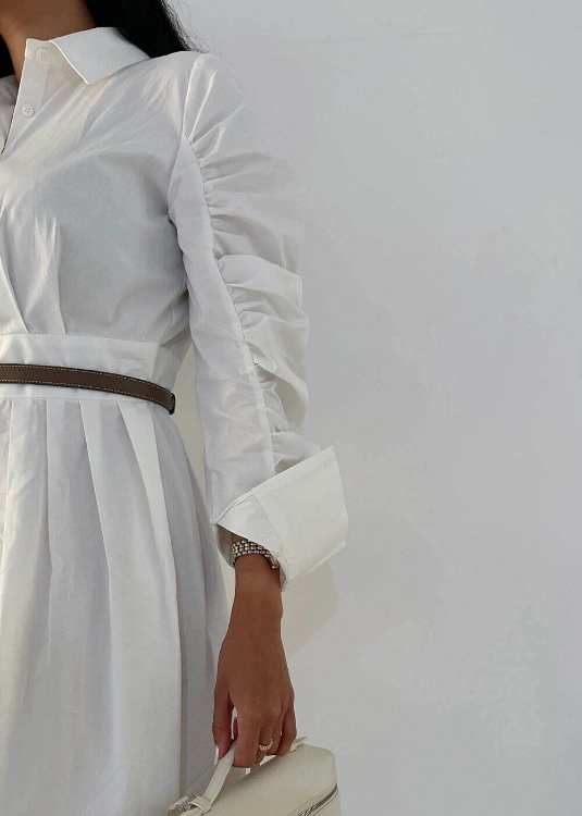 Picture of 7383 White Long Dress For Women PFW-23