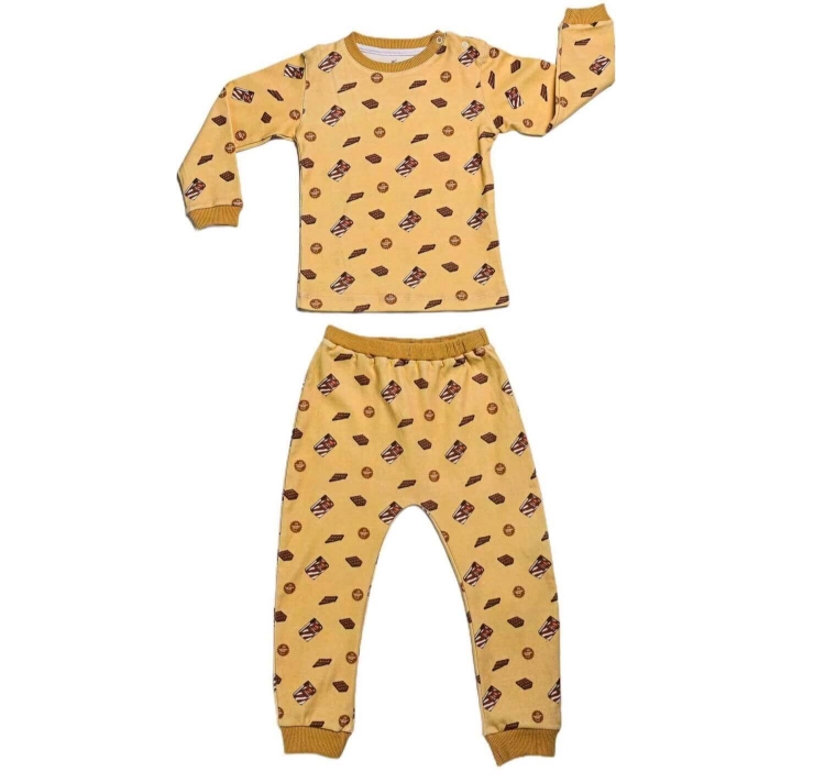 Picture of Caramel Choco Milk Top And Pajama - Short sleeves Set