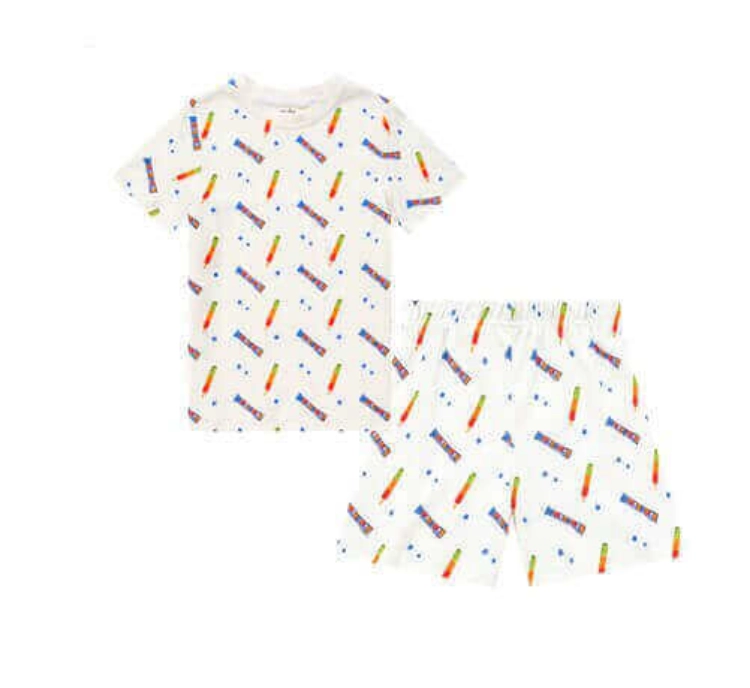 Picture of Sarokh Ice Cream Pajama Top And Short Set
