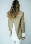 Picture of 7374 Khaki Blazer For Women