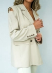 Picture of 7375 Beige Blazer For Women