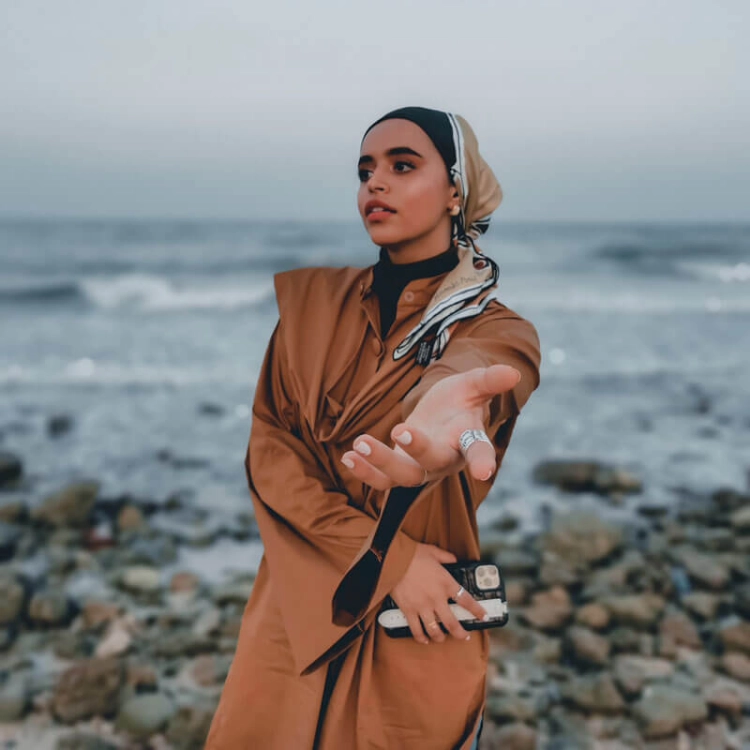 Picture of Victoria Coffee Shirt from Lulwa Al Khattaf