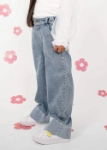 Picture of Blue 7255 Denim Jeans For Girls