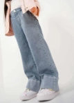 Picture of Blue 7255 Denim Jeans For Girls