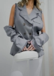 Picture of 7371 Grey Blazer For Women