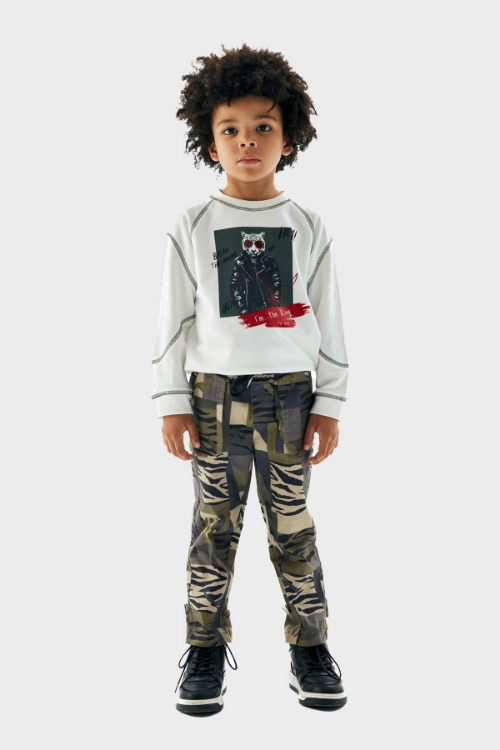 Picture of B&G All-Over Abstract Print Pants For Boys NB3217