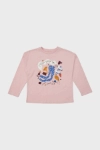 صورة تي شيرت B&G Tyess Girl بأكمام طويلة ورسومات TJ4510