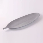 Picture of Silver Feather Plate For Decor