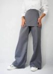 Picture of 7480 Grey Pant Skirt For Women