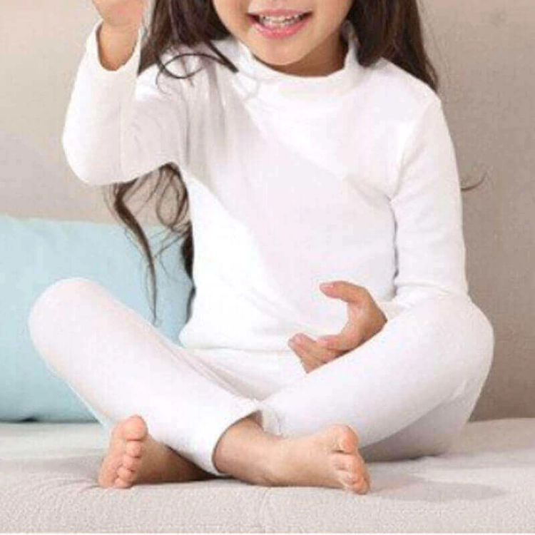 Picture of White Set Of Innerwear For Kids (With Name Printing Option)