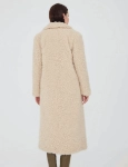 Picture of 7487 Beige Fur Jacket For Women