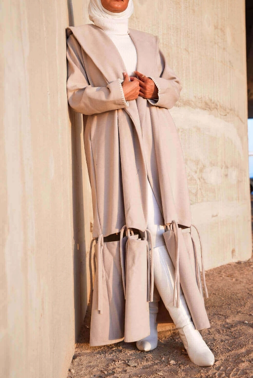 Picture of 7464 Light Grey Furwa For Women FW1-23