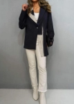 Picture of 7454 Black Blazer For Women