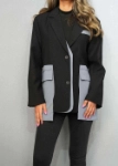 Picture of 7455 Black Blazer For Women