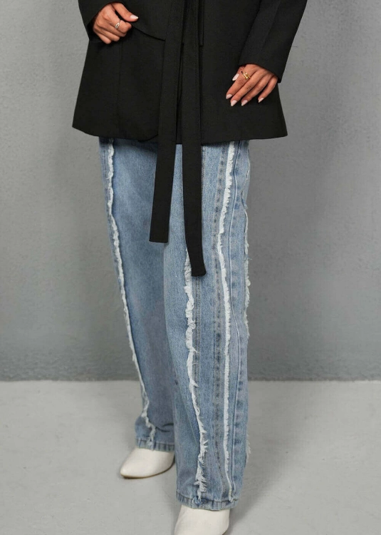 Picture of 7453 Blue Denim Jeans For Women