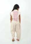 Picture of Pink Sherwal With Vest Ramadan Set For Girls (With Name Embroidery Option)