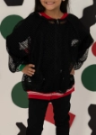 Picture of 7475 Black Jacket With Kuwait Color National Day For Kids KND-24