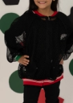 Picture of 7475 Black Jacket With Kuwait Color National Day For Kids KND-24
