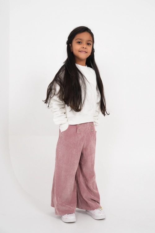 Picture of TIYA PANTS Corduroy Wide-Leg For Girls S0177 