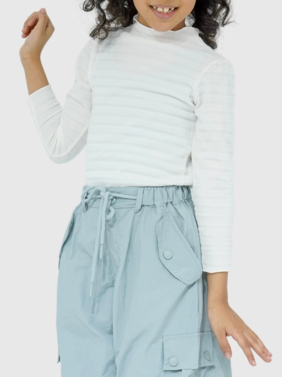 Picture of TIYA BLOUSE White For Girls B0221