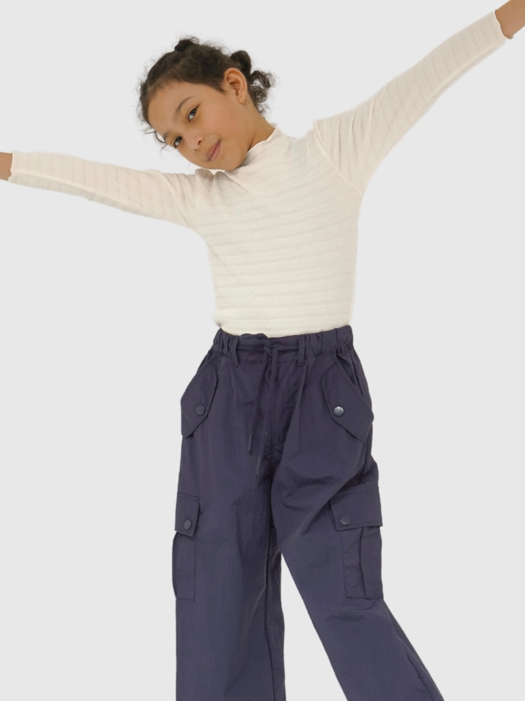 صورة TIYA BLOUSE Beige For Girls B0222