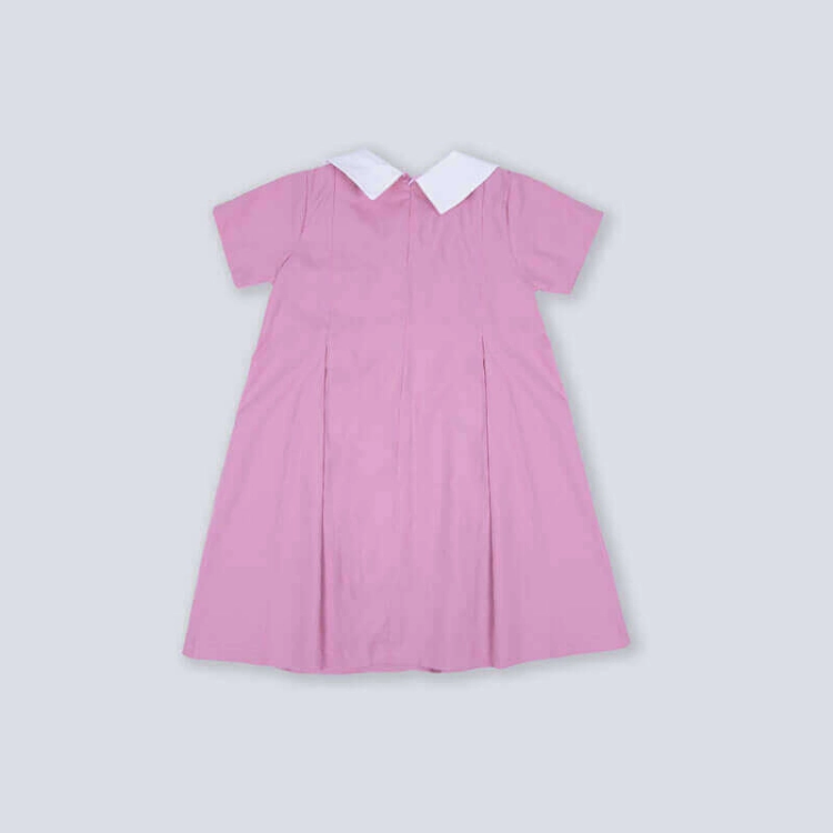 Picture of Pink Elementary School Dress For Girls BTS3 (With Name Embroidery Option)