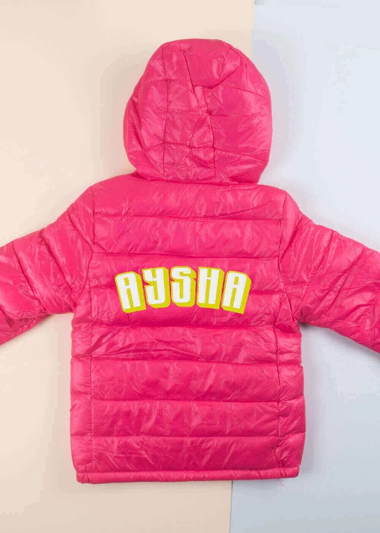 Picture of Multi-Color Winter Jacket With Hoodie For Kids