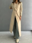 Picture of 7686 Light Beige Coat For Women
